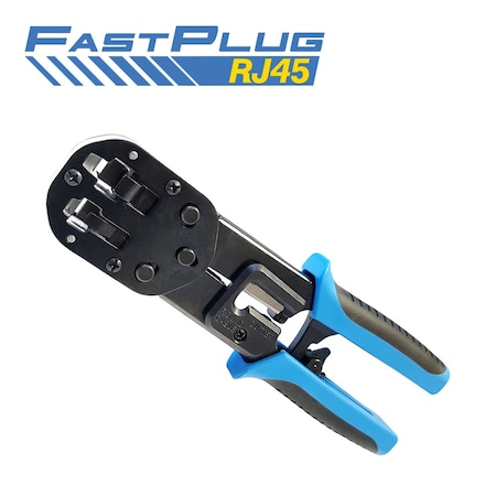 Quest Technology International Fastplug Rj45 Ratchet Crimp Tool TEL-6002